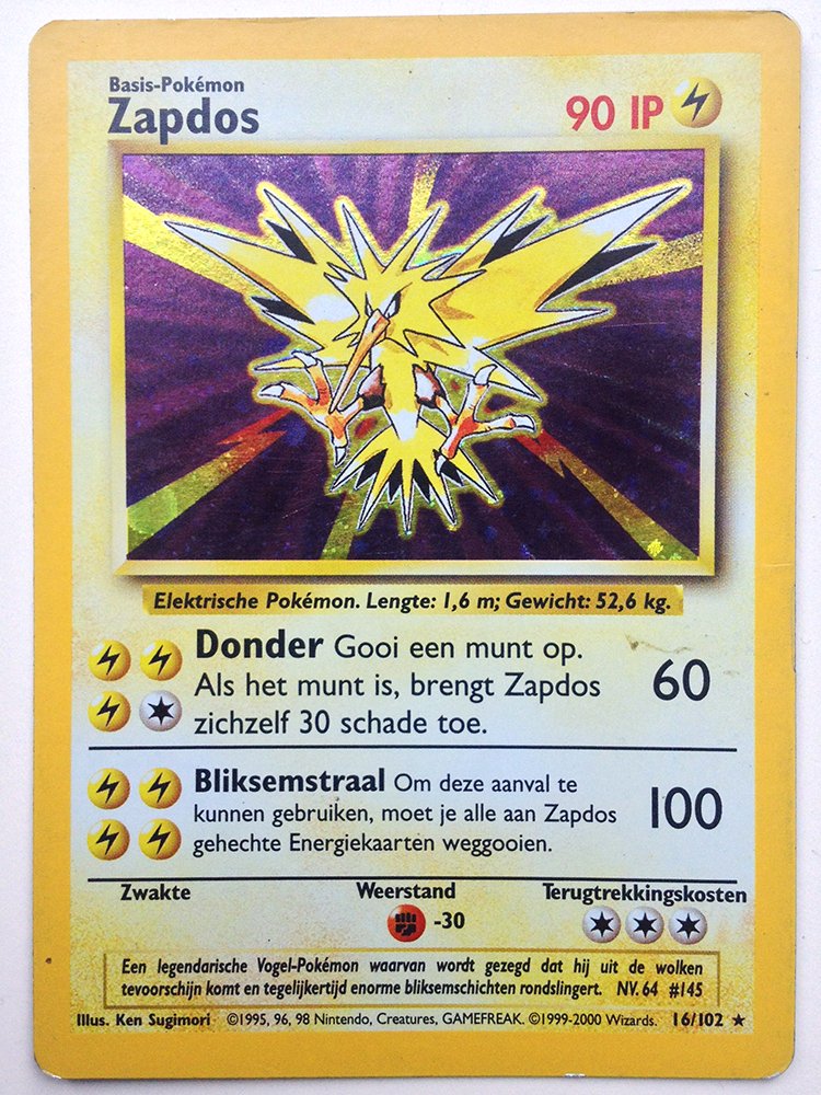 Topverzamelaar no Twitter: Zapdos kaart kopen POKEMON TRADING CARDS 1999: https://t.co/70Wsu3lWzq #Pokemon #Zapdos #Amsterdam https://t.co/2JSQK9etbW" /