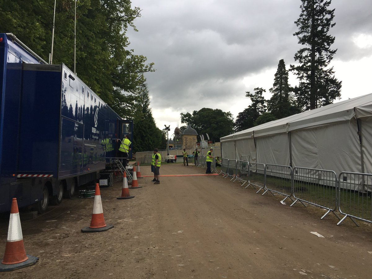 #Belladrum2016 starts tomorrow and the #BBCbella team are busy setting up. Will you be joining us?