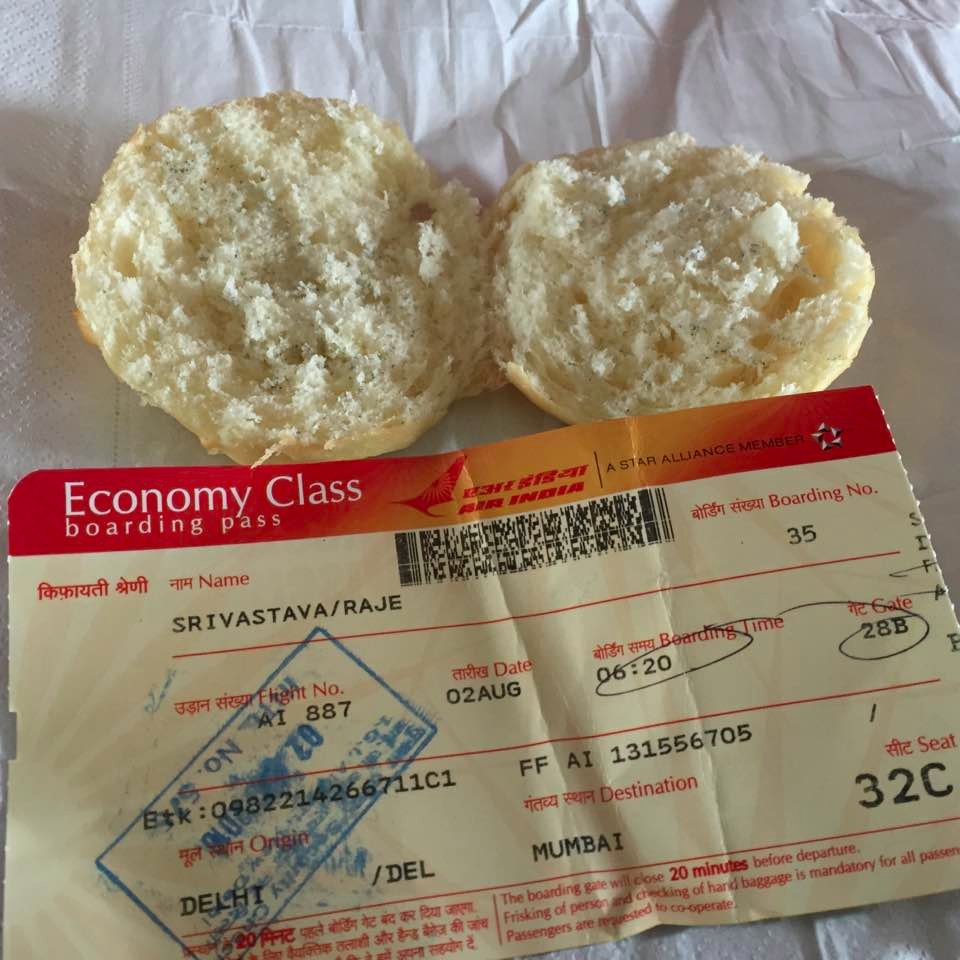 Rajesh_dic's tweet photo. Fungs bread served at break fast by #Airindia . #PMO #NarendraModi #aviation #manoharparrikar #ArunJaitley https://t.co/7PS3ANsSrx