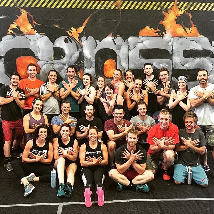 First time at the <a href="/CFAberdeen/">CrossFit Aberdeen</a> box &amp; loved it. Great food afterwards <a href="/cuebbq/">CUE</a> to replenish our energy too!👍🏼