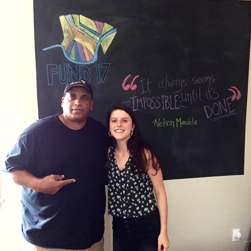 fund_17's tweet photo. Entrepreneur James and fellow Laurel after a productive meeting today. Support our work at https://t.co/mVOiqAf0o9 https://t.co/SyYnMyPUwo