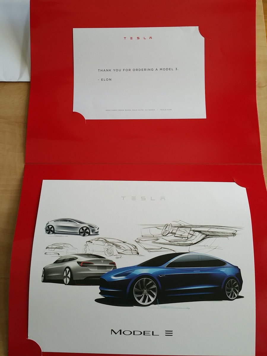 JakeRheude's tweet image. Excitement level 100! @elonmusk @TeslaMotors #modelIII