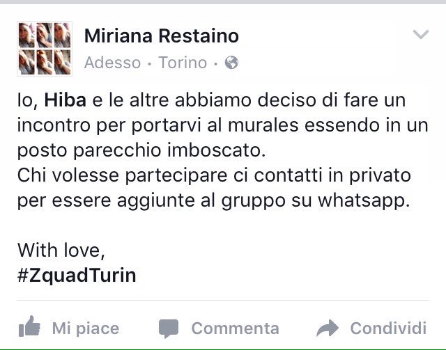 stormiXiena's tweet photo. PER CHI VOLESSE VEDERE IL MURALES DAL VIVO.
Fate girare, grazie mille.
La #ZquadTurin https://t.co/IOL49zq15s