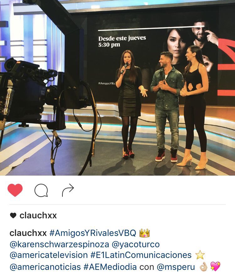 morfinaenlavena's tweet photo. Seguimos!!! #AmigosYRivalesVBQ ✌🏼️👑 @KarenSchwarz @Yacoturco9 @nativertiz 💖 #AEMedia https://t.co/qeP8gwS7tZ