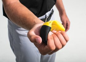 CoachLisle's tweet photo. This is the main reason I prefer @SKLZ Impact Baseballs over traditional wiffle balls. Much more durable! https://t.co/d3g2RDqEI4