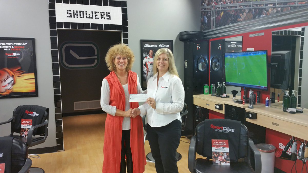 Athletics4kids's tweet photo. Here in Langley with the great folks at SportClips  ...helping put more  kids into sports programs....thx all! https://t.co/8dG5U4rSJy