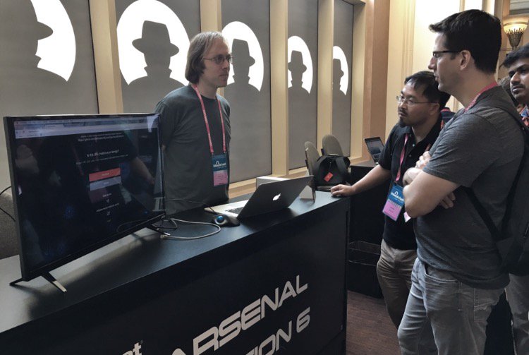 Learn about malicious content detection at the #BHUSA Arsenal from <a href="/InvinceaLabs/">Invincea Labs</a> - <a href="/ToolsWatch/">nj.</a>