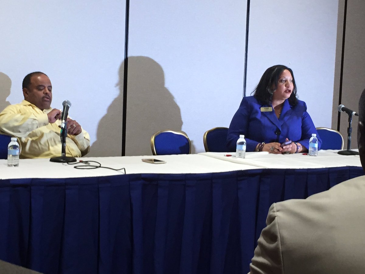 mmccalope's tweet image. @NABJ prez Sarah Glover at #chapterday @NABJNAHJ16