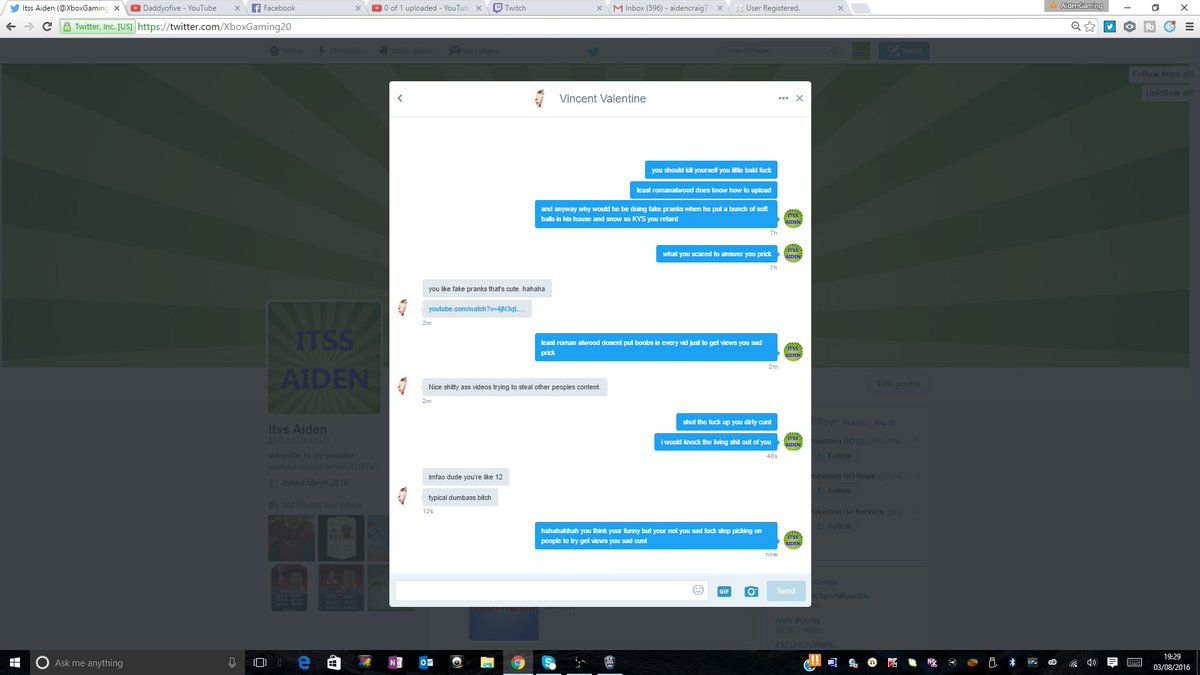 XboxGaming20's tweet image. hahahaah typical tries to sneak out of it @JohnScarce what have we got in dumb cunt