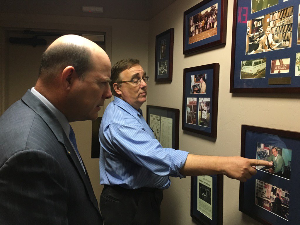 I enjoyed the tour of the @familyliferadio studios. Thank you for your 50yrs of service and employment to AZ #AZ01