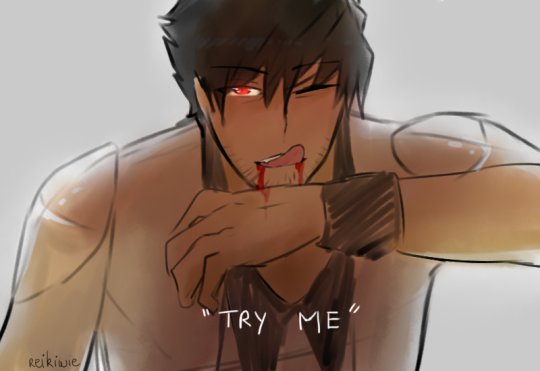 StoicGlyphs's tweet image. 「Run or.  .  .」