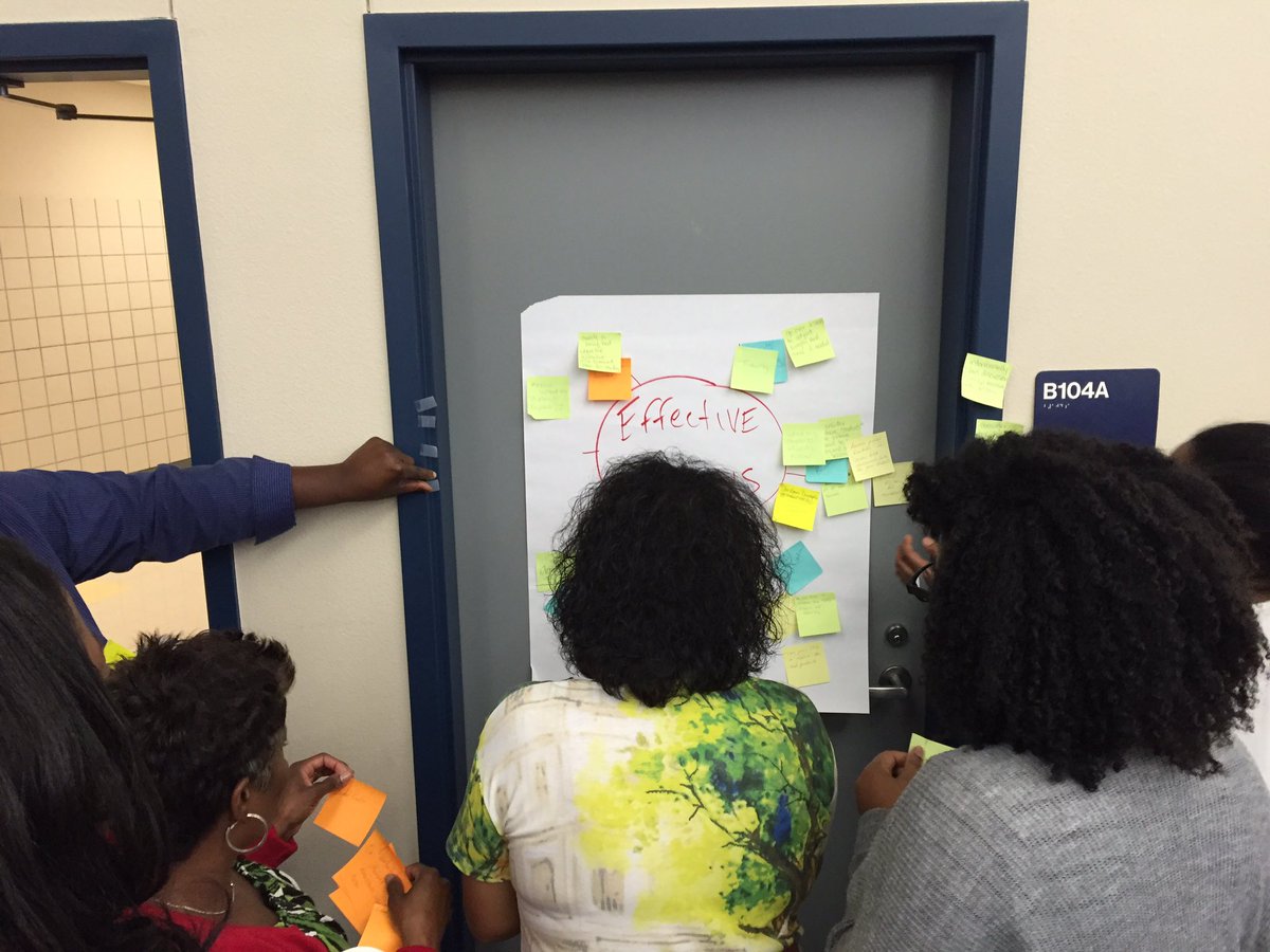 TSudovsky's tweet image. Ts using #affinitymapping @DuncanvilleISD to brainstorm effective lesson creations #passtheplate