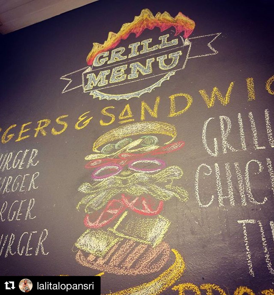 Adored's tweet image. #Chalk burger fixin’s #Repost @lalitalopansri #typography #handlettered #burger #chalkart #chalkboardart