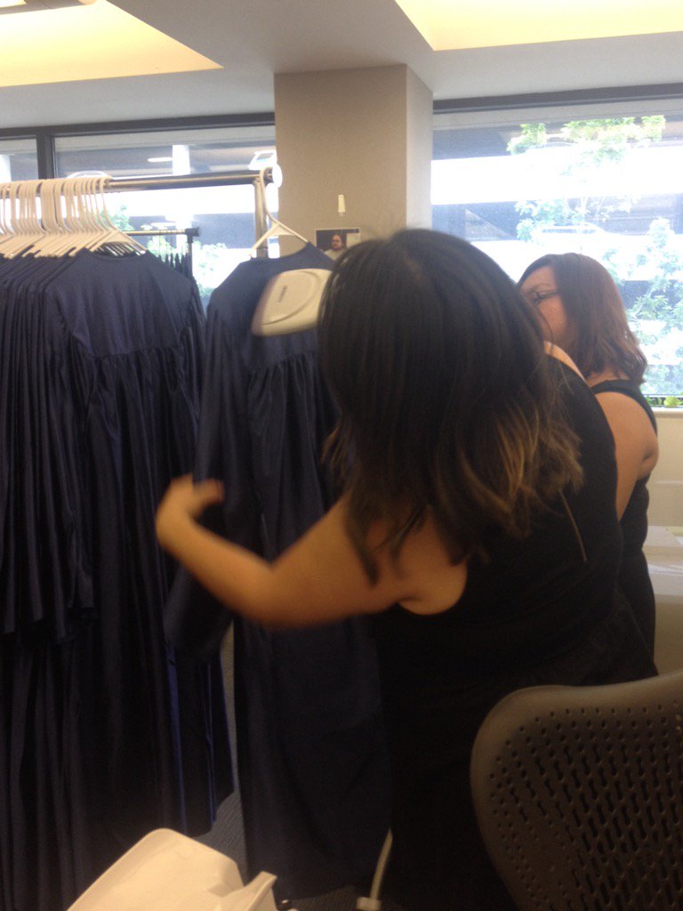 literacy_1515's tweet photo. #graduation prep begins! #gownsforgrads #classof2016 @dallaslibrary https://t.co/7ZAEMdVVT5