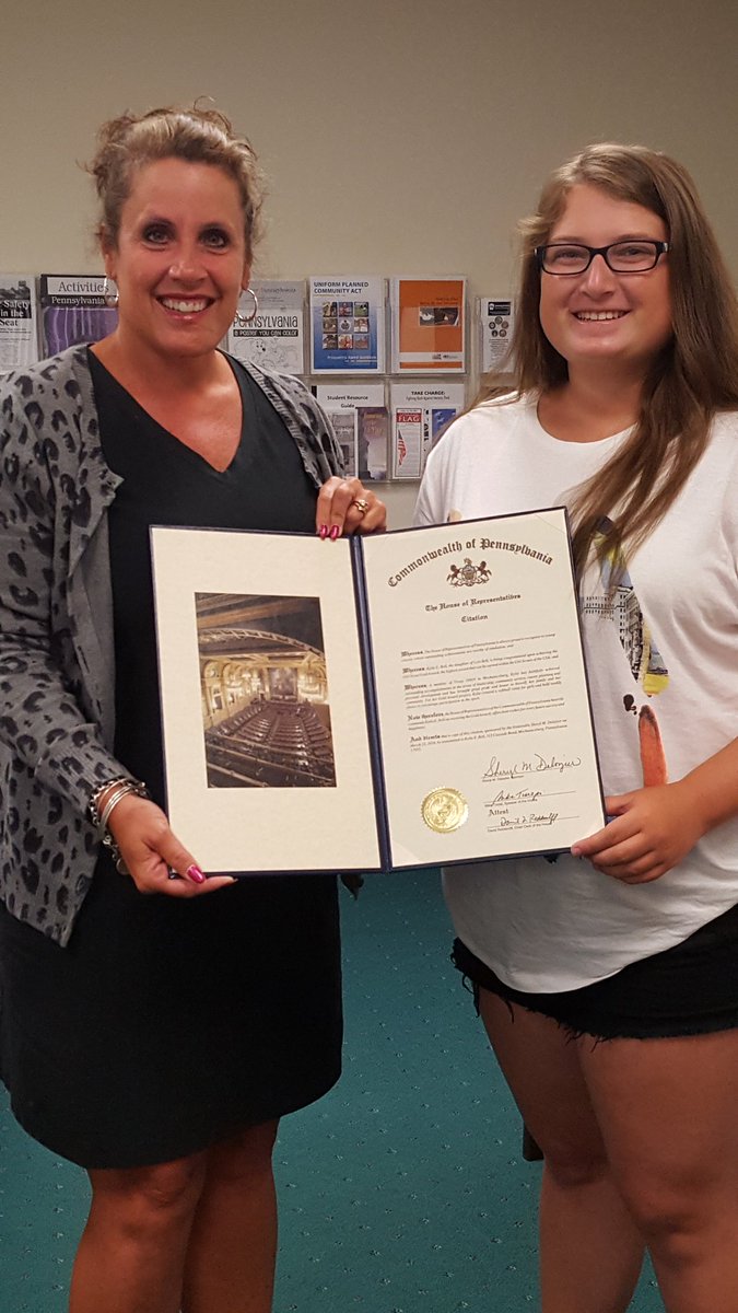 RepDelozier's tweet image. Congrats to Kylie Bell from UA, I was able to present her with a citation on her Gold Award 4 her Girl Scout project