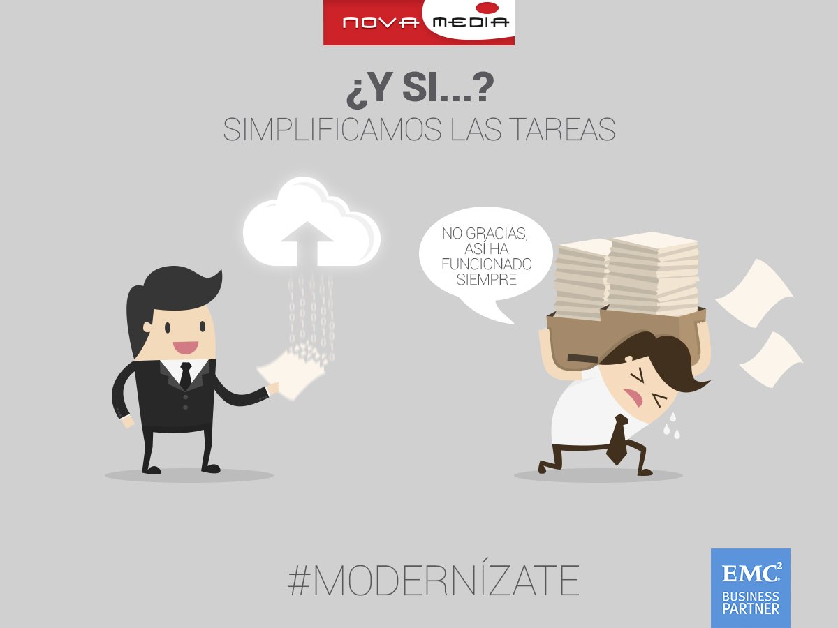 NovamediaTI's tweet image. ¡Simplefiquemos nuestras vidas! ☁🖥#Modenize #Cloud
@EMCpartners @EMCMX @EMCcloud 
Conoce más goo.gl/5SlZN1