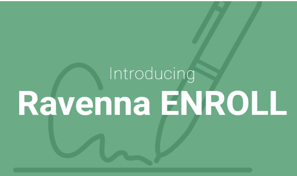 getravenna's tweet photo. Pssst. Have you checked out our new product, ENROLL? Easy &amp; robust contract management. https://t.co/h7RacRJnxQ https://t.co/Qq9UnR4Ytu