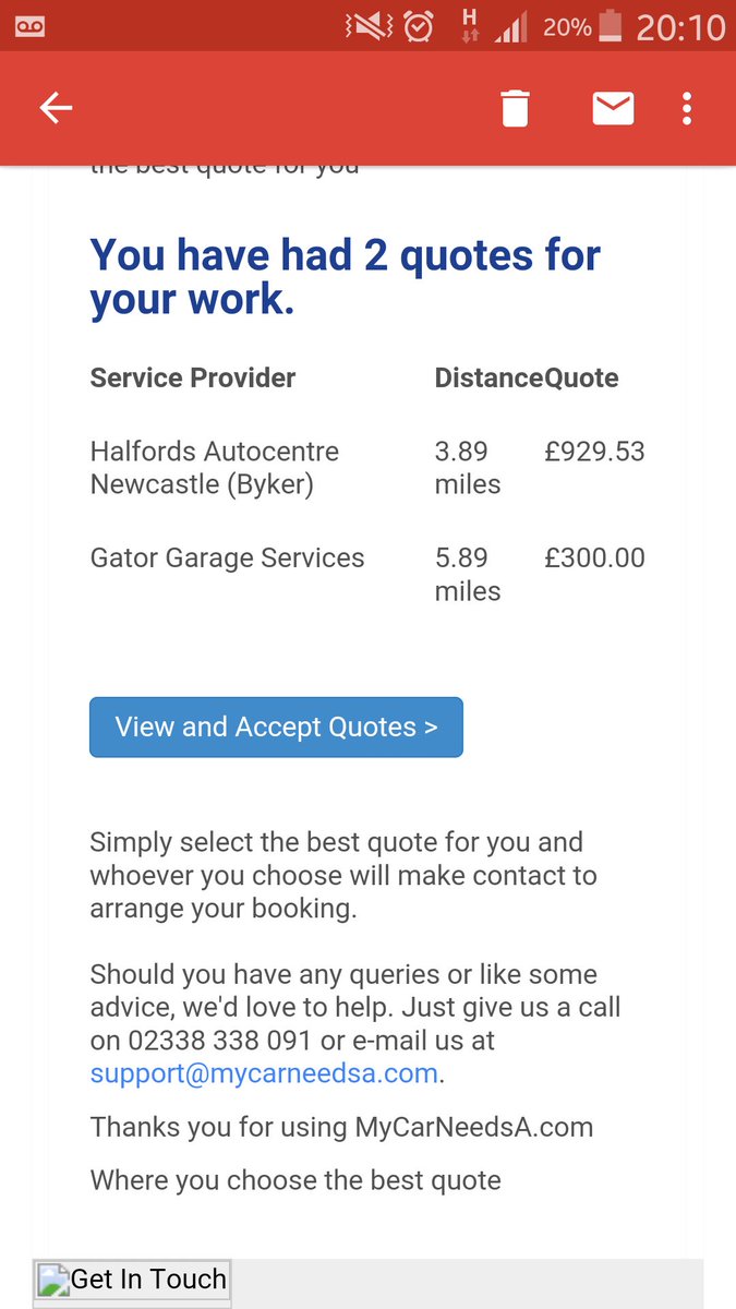 Pallyalice's tweet photo. @HalfordsGarages #ripoffbritain is this quote serious for a timing belt? https://t.co/nPALQuoc2C