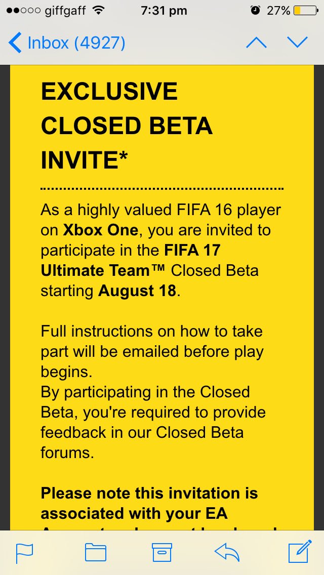 RaNe_Expit's tweet image. Anyone else in the fit 17 beta just checked my email and ...