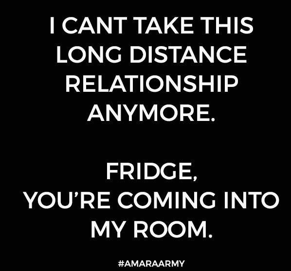 When that long walk to the fridge is just too much to bare😢
