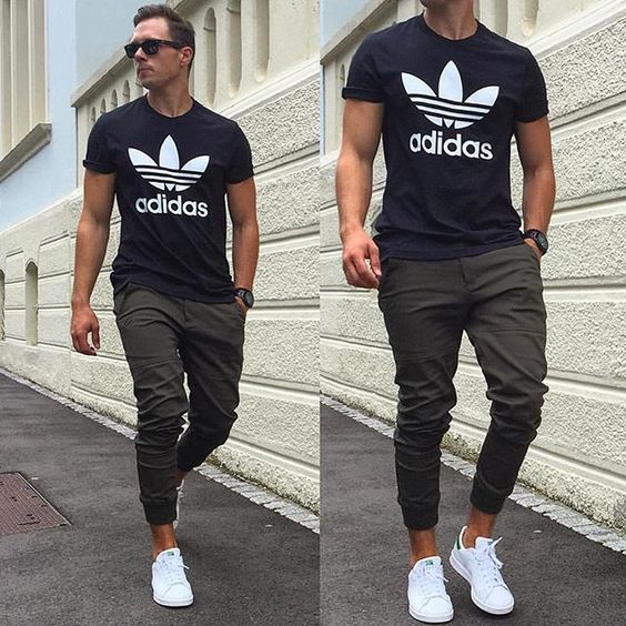 productsformee's tweet photo. Classic, hip but simple. Joggers, Adidas shoes, Adidas shirt completes this hip cool street style look. https://t.co/LuRCaisB30