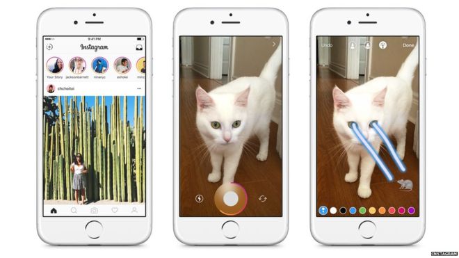 IngMorrison's tweet photo. Instagram lanza "Historias"... y cualquier parecido con Snapchat NO es mera coincidencia. https://t.co/r4aQ3WUQvN