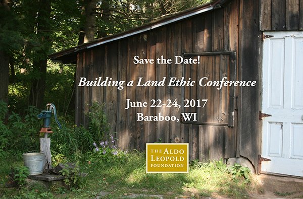 AldoLeopoldFdn's tweet photo. Mark your calendars! https://t.co/ImqLFAXzGA #landethic #eeconference https://t.co/eU05WD5irg