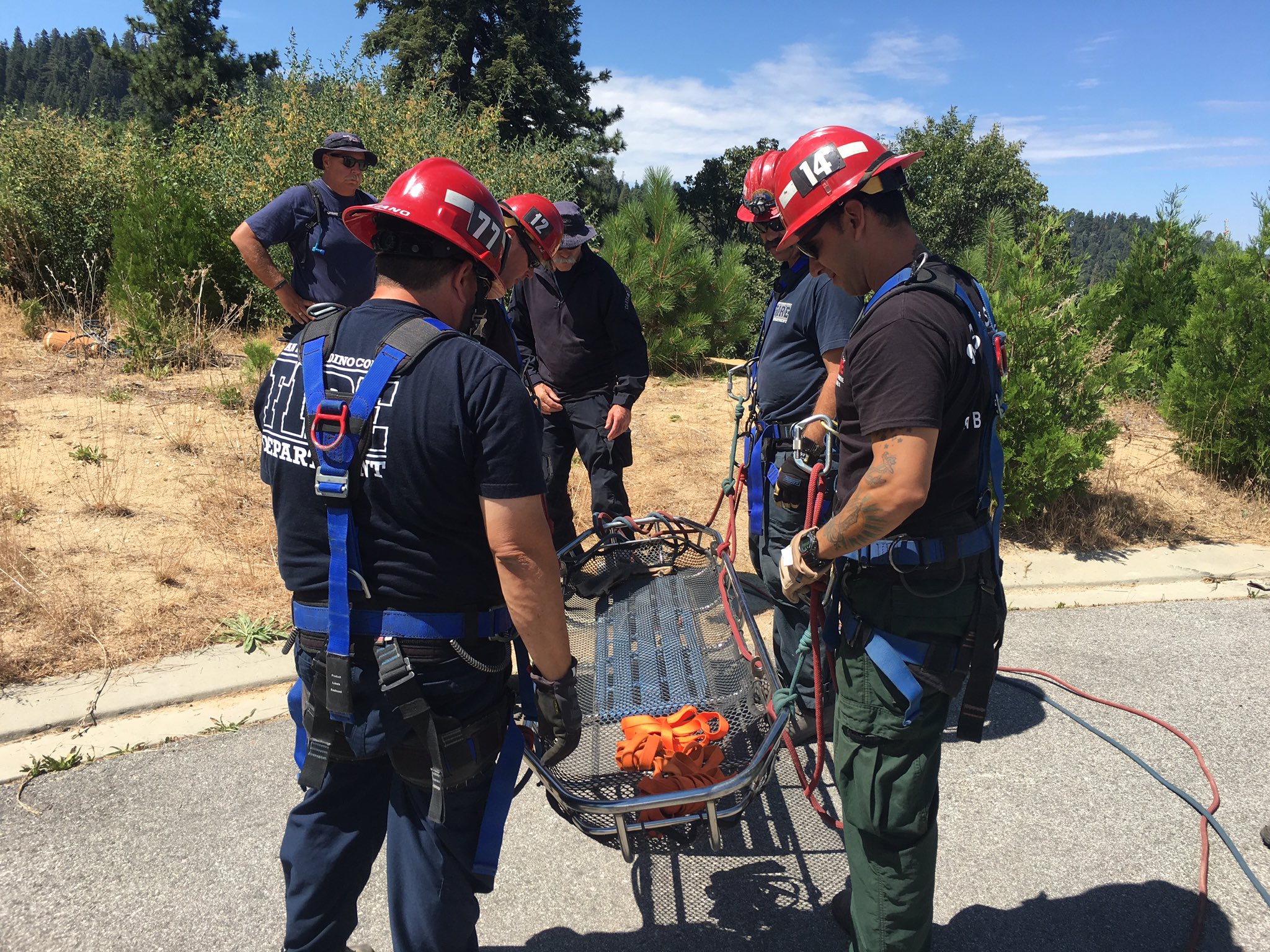 San Bernardino County Fire on X: #SBCoFD Third and final day of Low Angle  Rope Rescue Operations (LARRO) training in Lake Arrowhead.^jwg   / X