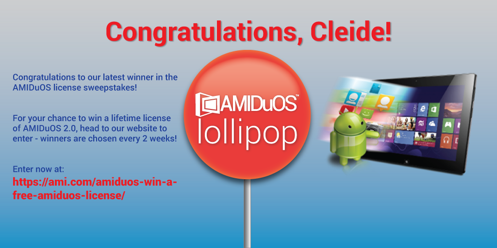 DuOSfromAMI's tweet photo. Congratulations to our most recent License Giveaway winner! Go to https://t.co/ZNE5PZlu08 for your chance to win! https://t.co/xjBEelNGv7