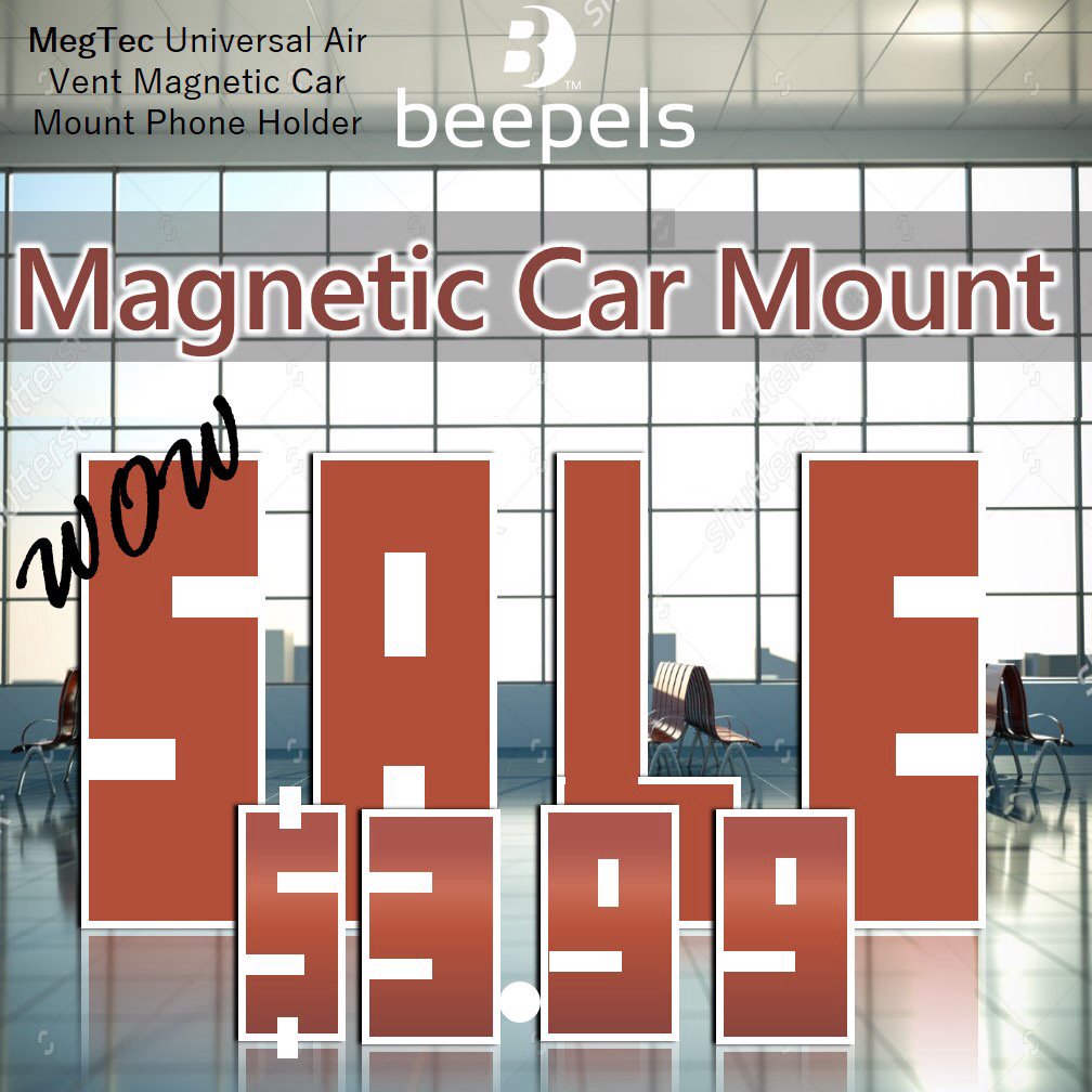 Beepels's tweet image. Deal of the day! Just $3.99 All most gone. MegTec Universal Air Vent Magnetic Car Mount goo.gl/MVL1S4