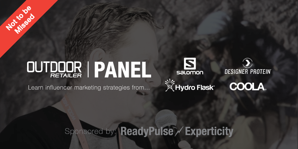 readypulse's tweet photo. Heading to @OutdoorRetailer? Join us Thurs. 1pm MT at #TheCamp to learn winning influencer marketing tactics #ORshow https://t.co/5pLIpNwCPE