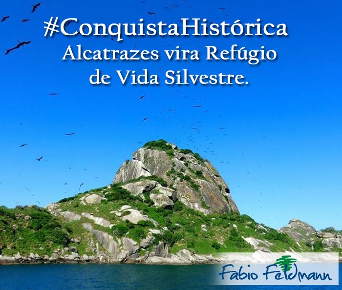 fabio_feldmann's tweet photo. Grande vitória: o Arquipélago dos Alcatrazes, no litoral norte de SP, virou um Refúgio de Vida Silvestre (REVIS)! https://t.co/QjCJ9UXSNr