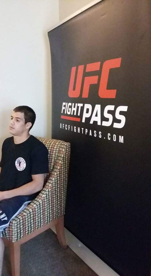 AbdielVel93's tweet photo. Just done doing interview with @UFCFightPass for my fight #TitanFC40! @TitanFighting https://t.co/vQ3uDhbBzV