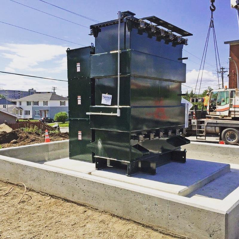 GreatNorthData's tweet photo. This transformer, installed yesterday, is the workhorse that will power our new facility! #Bitcoin #BitcoinMining https://t.co/sXqjicFsVn