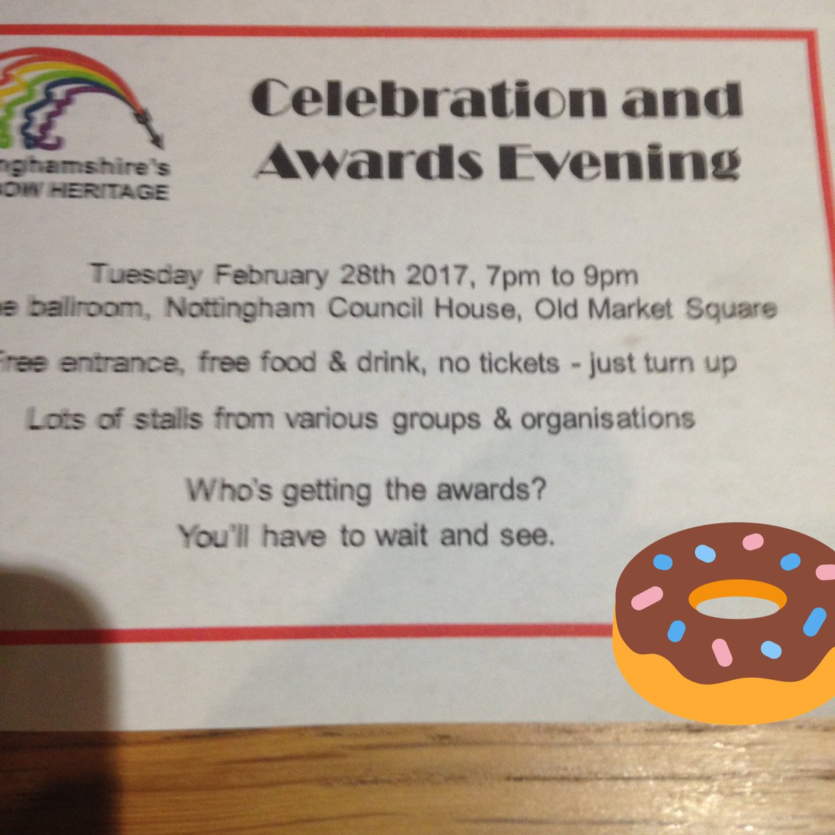 A date for you diary