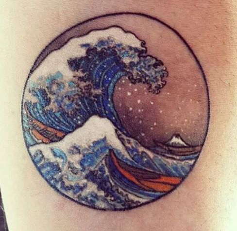 Getting a new tattoo tomorrow, I've been planning it for a while. Something a little like this one...