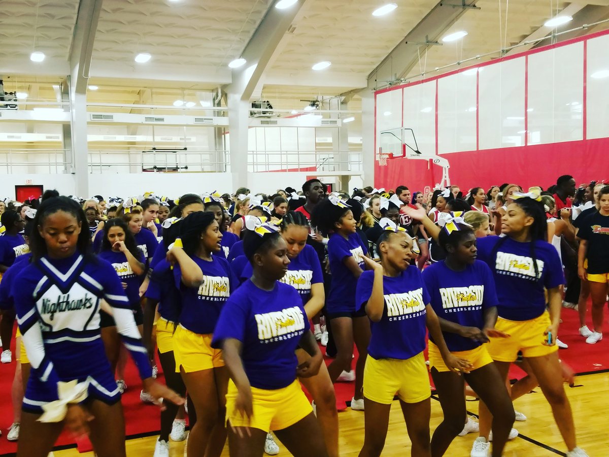 RHSPirateCheer's tweet photo. Dance party waiting for results!! https://t.co/VDWw3YhmDW
