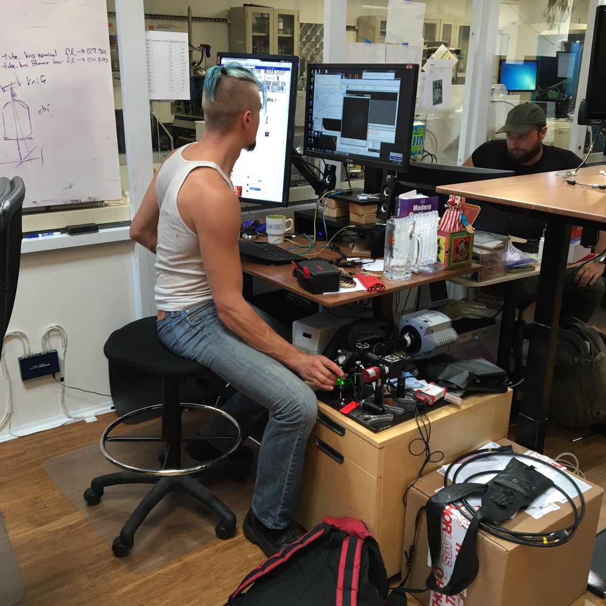3ScanTweets's tweet photo. Photon wrangler extraordinaire; QC ==🔑🔑🔑 #labdaze #startup #3Scan #SBIR https://t.co/weAOJHXxeA