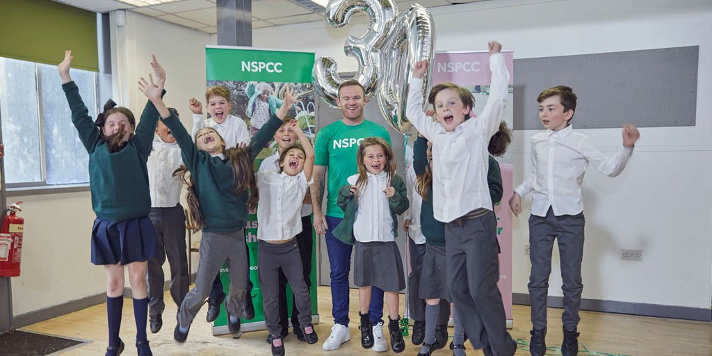 NSPCC's tweet image. .@WayneRooney is supporting Childline which is turning 30! #Childline30 bit.ly/2auWVoh #RooneyTestimonial