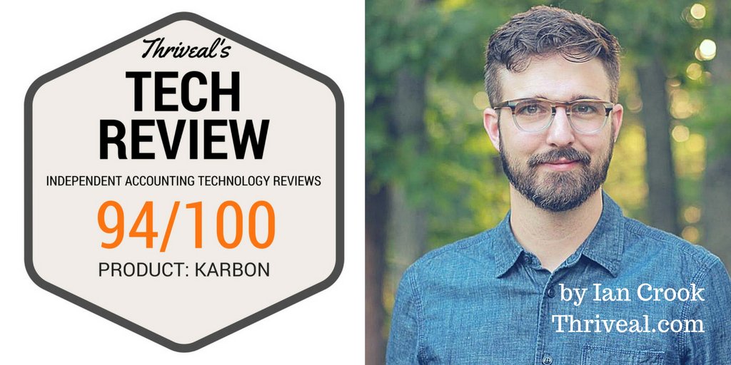 New tech Review on our blog by <a href="/TrustTally/">Tally Accounting</a> for <a href="/karbonhq/">Karbon</a>. Key areas discussed and scored. ow.ly/zvgo302TmDm