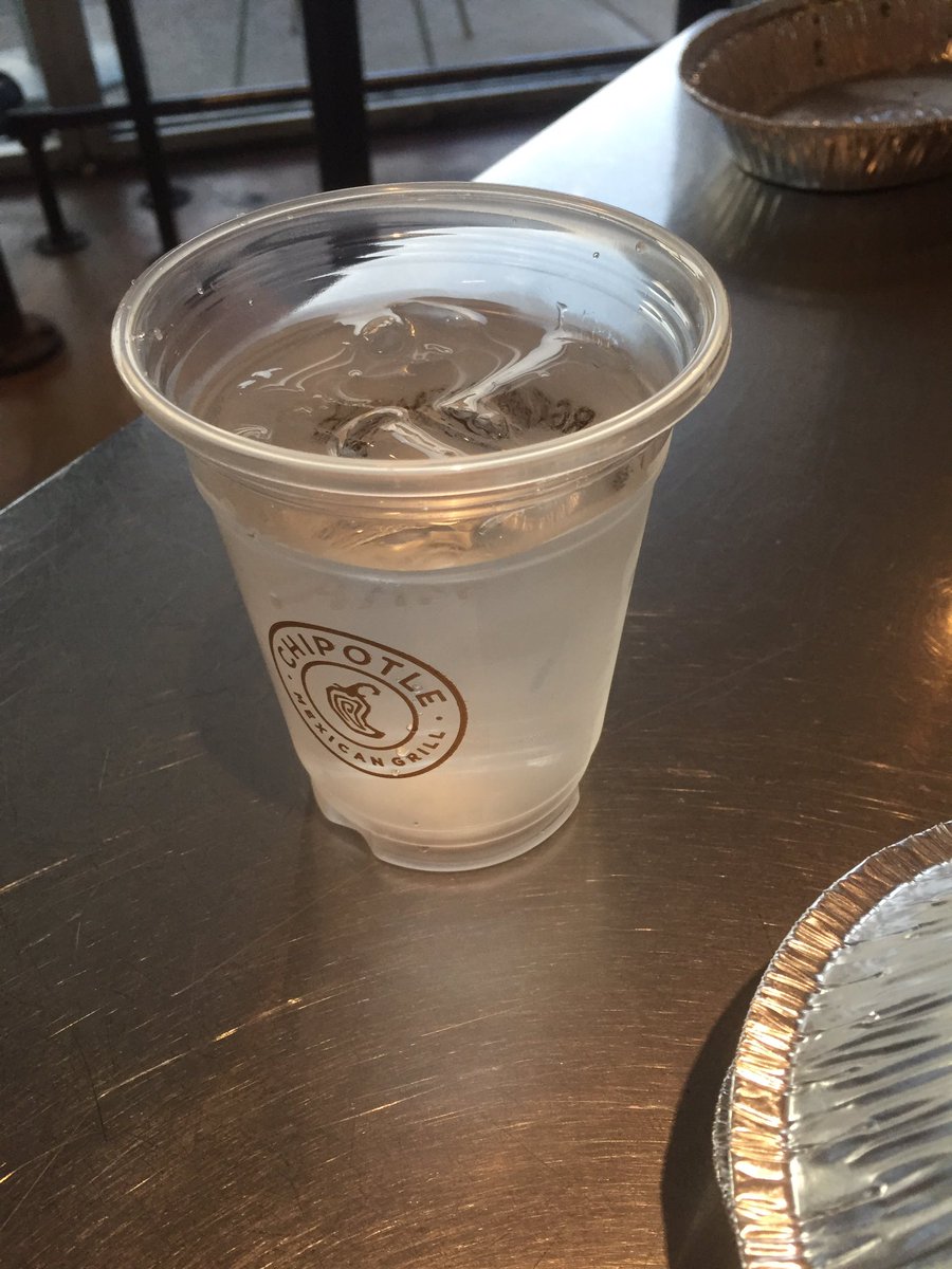 mattmeshy's tweet photo. No copping  lemonade at chipotle anymore :/ #snitches https://t.co/lzj128PUzb