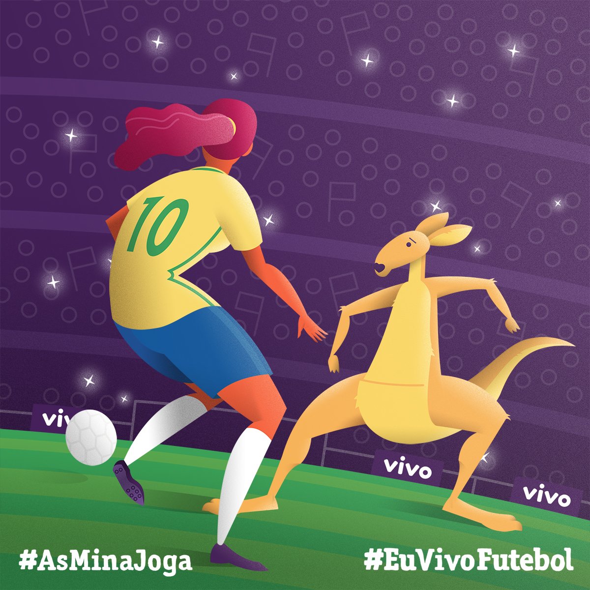 vivobr's tweet photo. Visita direto da Austrália? Vamos receber bem. #asminajoga #EuVivoFutebol https://t.co/gNuVljc4WI