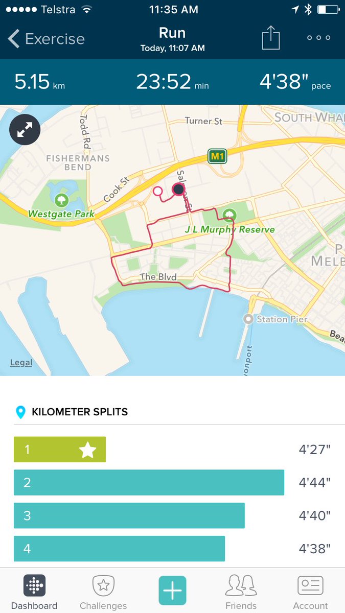leon_prentice's tweet photo. That's #nottooslow after 5 weeks off w an ankle sprain! #running #fitness #Melbourne https://t.co/UfOMyPF1WD