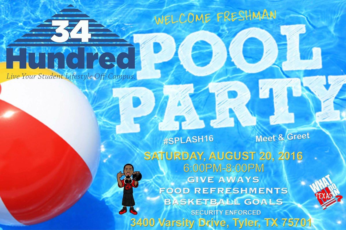NightLyfeDallas's tweet photo. It's Free 😂 MeetAndGreet Pool Party !! #Tjc18 #Tjc #Uttyler20 #Utyler #Tc20 #TexasCollege #JCC20 #JCC ✔️ https://t.co/xcOE4DC0gx