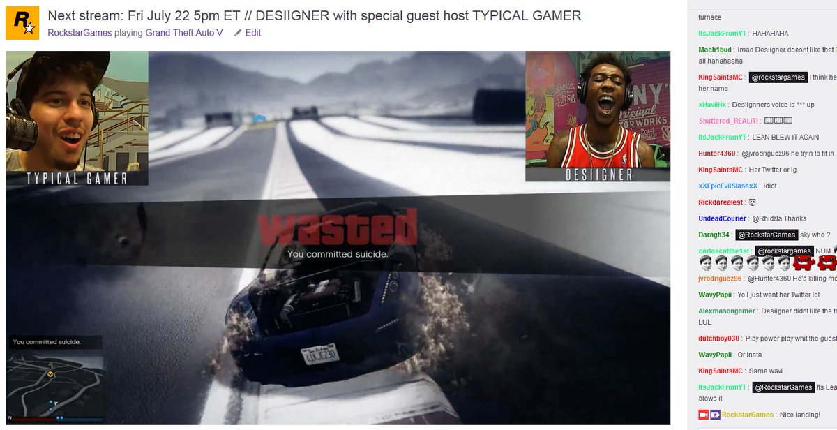 RockstarGames's tweet image. [LIVE]
Playing ZEBRA (Stunt Race) with the Panda
@LifeOfDesiigner
gaming.youtube.com/watch?v=AmqWAq…
twitch.tv/rockstargames