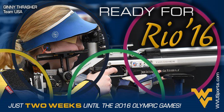 Just two weeks until the opening ceremonies of the 2016 Rio Summer Olympics! #HailWV
