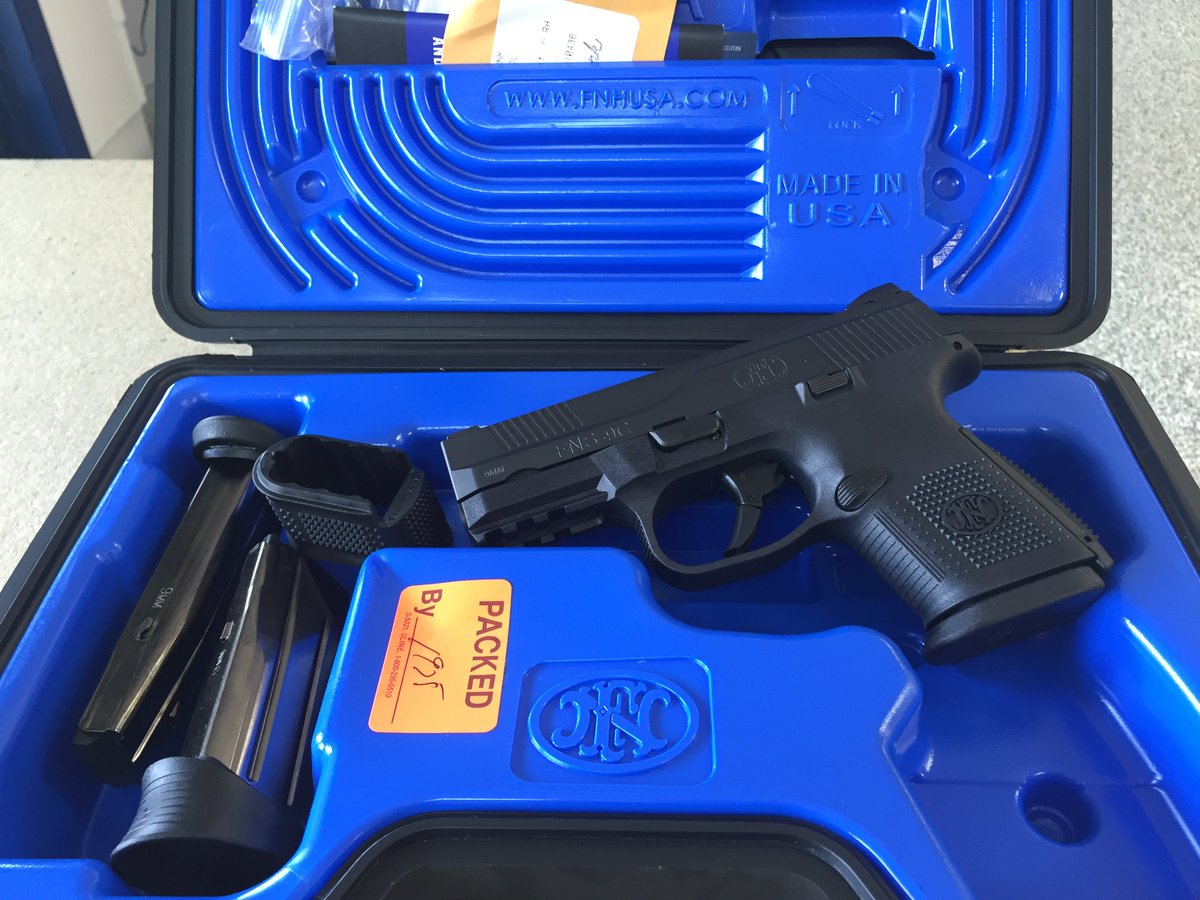 gunway's tweet photo. JUST IN: FNS-9C! Comes with Night Sights and 3 Magazines. $539.99 https://t.co/vCaGrLAO86