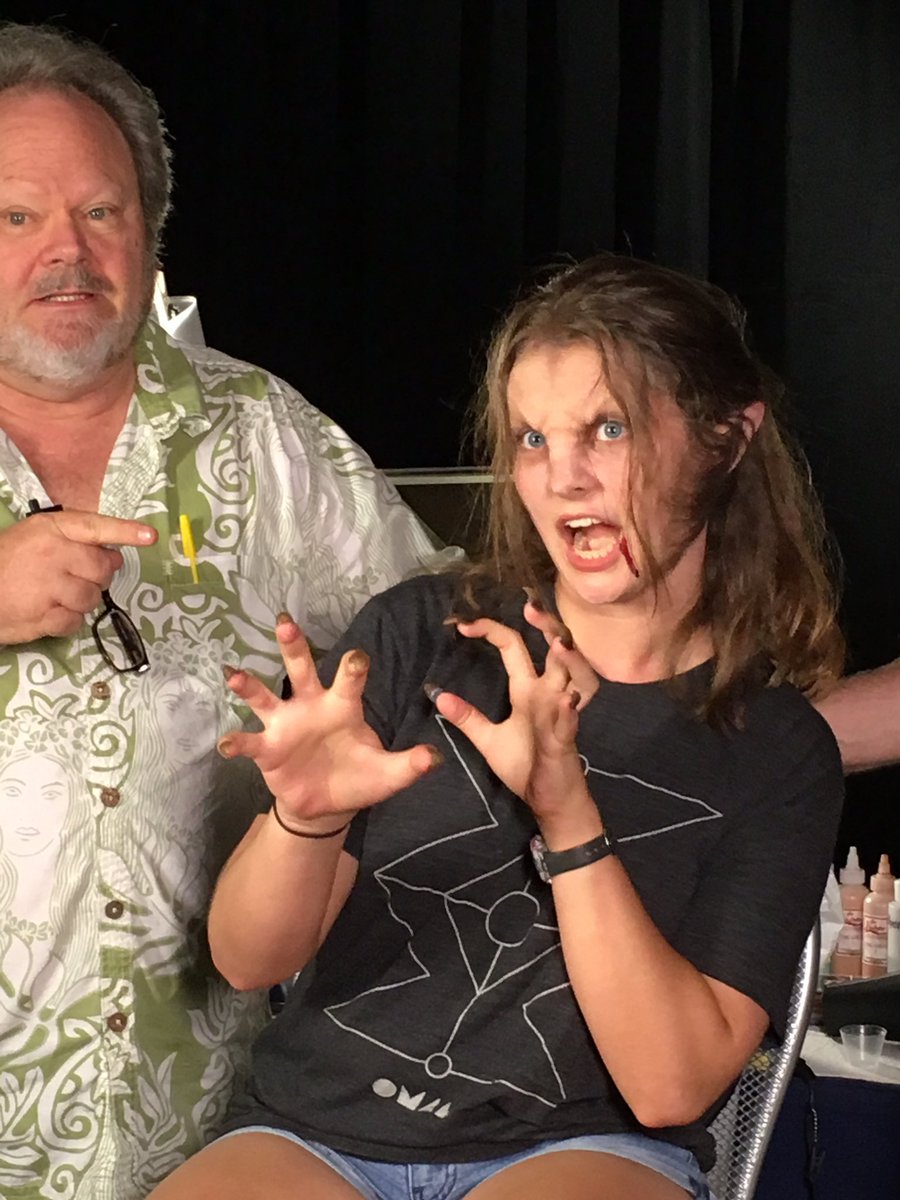 MTVteenwolf's tweet photo. .@squilkey has reached her final transformation! 😱 #TeemWolfSDCC https://t.co/vWAgtPenOk