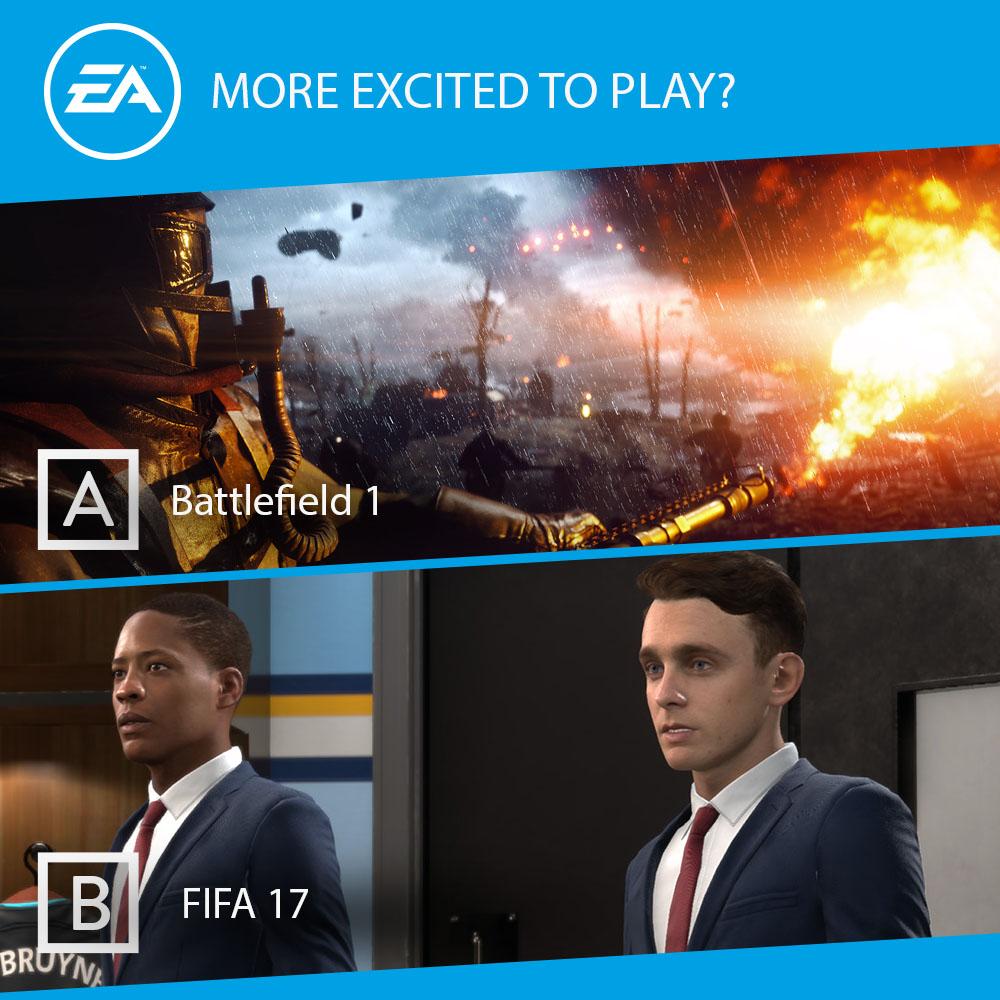 EA's tweet photo. A or B? https://t.co/i0vnpuLYE7