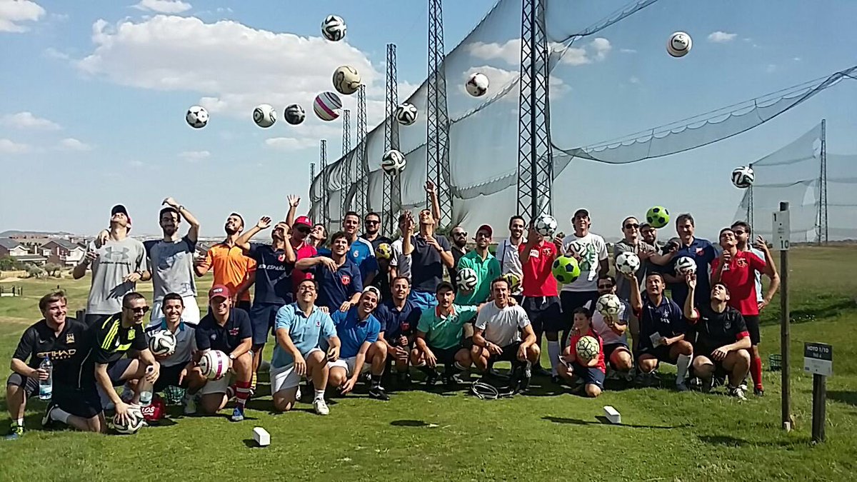 AFIESFootGolf's tweet photo. Triunfo y debut #mundialista #footgolf #españa en #illescas @Pieromenor (-12) De Benito (-11) @JaimeRomeroFel1 (-10) https://t.co/C85lWDhFyh